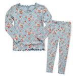 Shirring Mint Floral