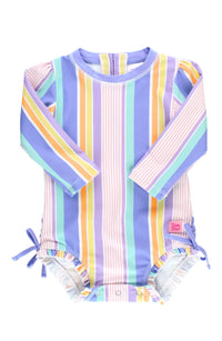 Rainbow Lane Stripe Rash Guard