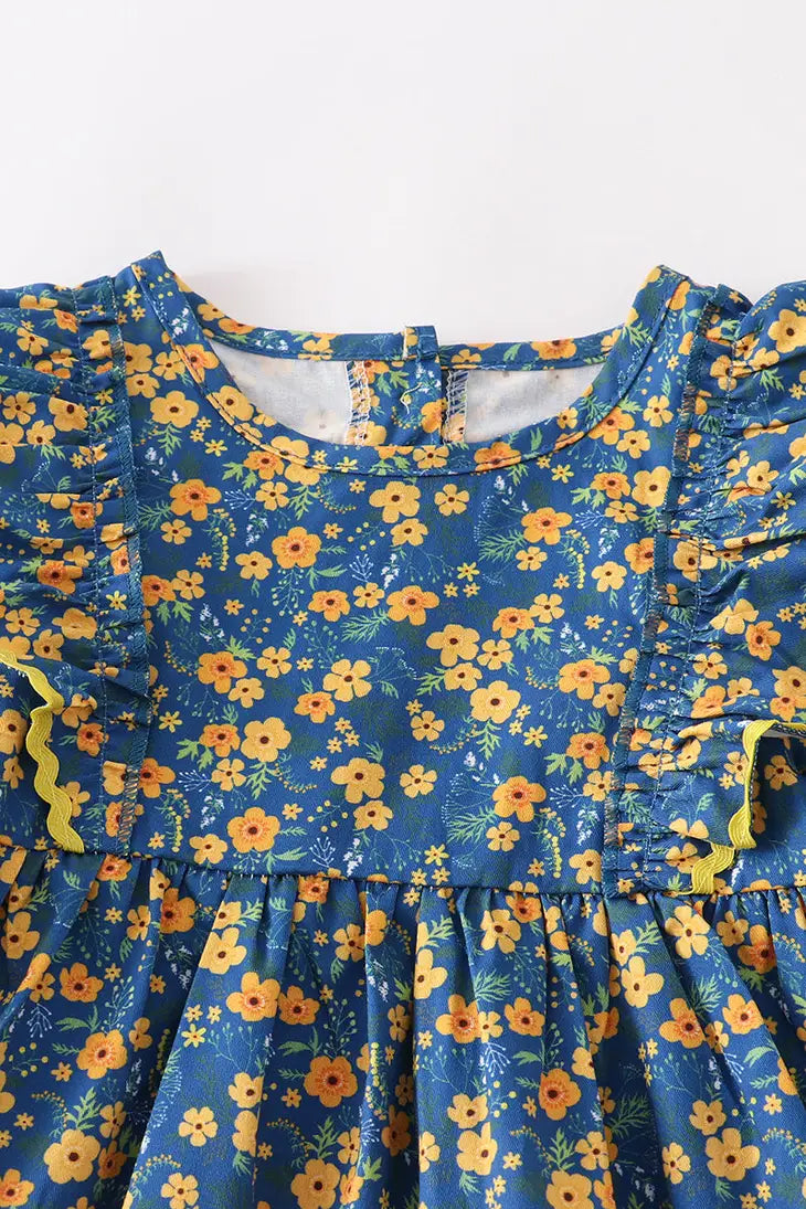 Yellow Flowers Dress