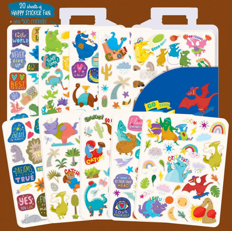 On-the-Go Sticker Set - Dino