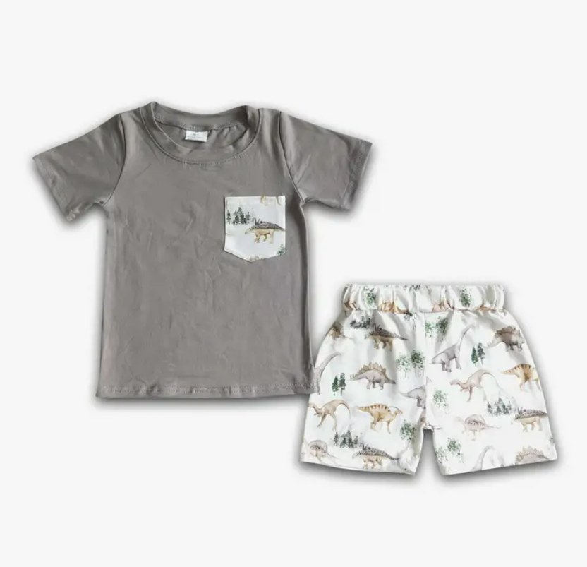 Dinosaur Short Set