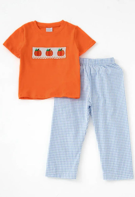 Trio Pumpkin Pant Set