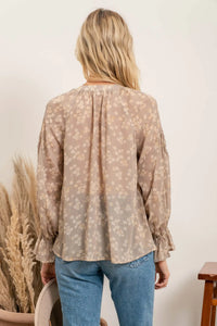 Floral Long Sleeve Blouse