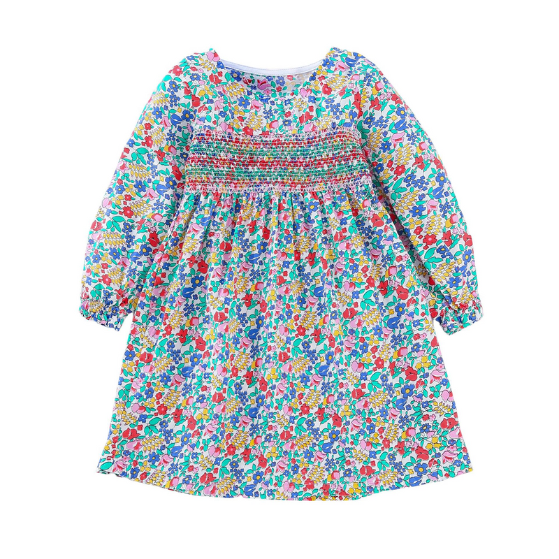 Frankie's Smocked Floral Dress