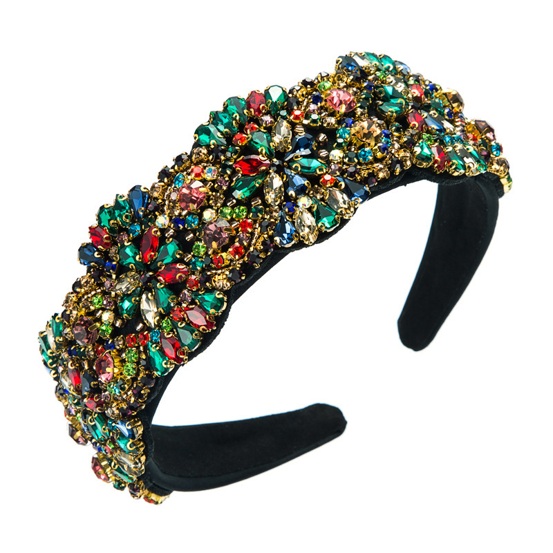 Multicolor Jeweled Headband