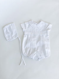 Duke Pleated Romper Bubble