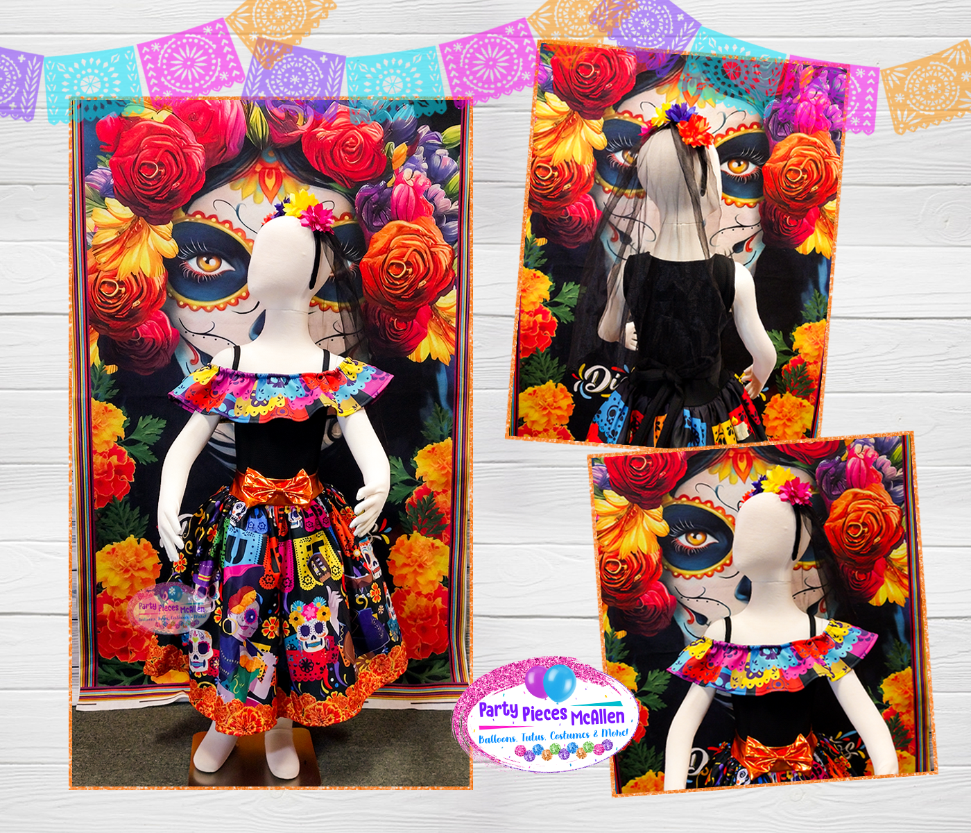 GIRLS CATRINA RUFFLE DRESS