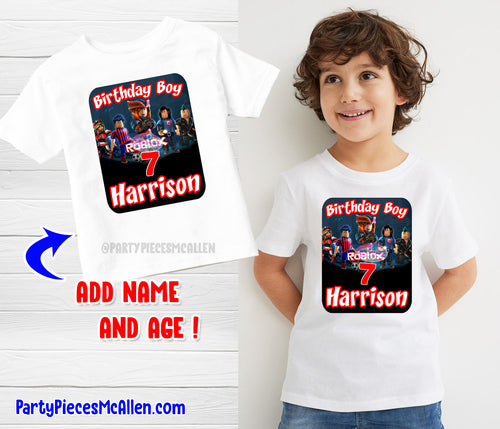 Roblox Birthday Shirt 