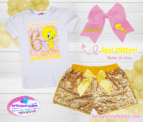 Piggy Roblox Girl Birthday Shirt with Glitter – Party Pieces McAllen