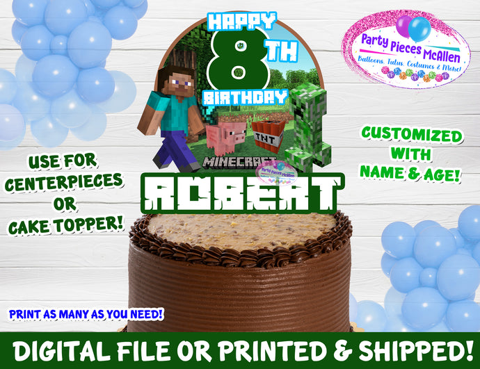 Minecraft Birthday Party Party Pieces Mcallen - alberts birthday celebration roblox