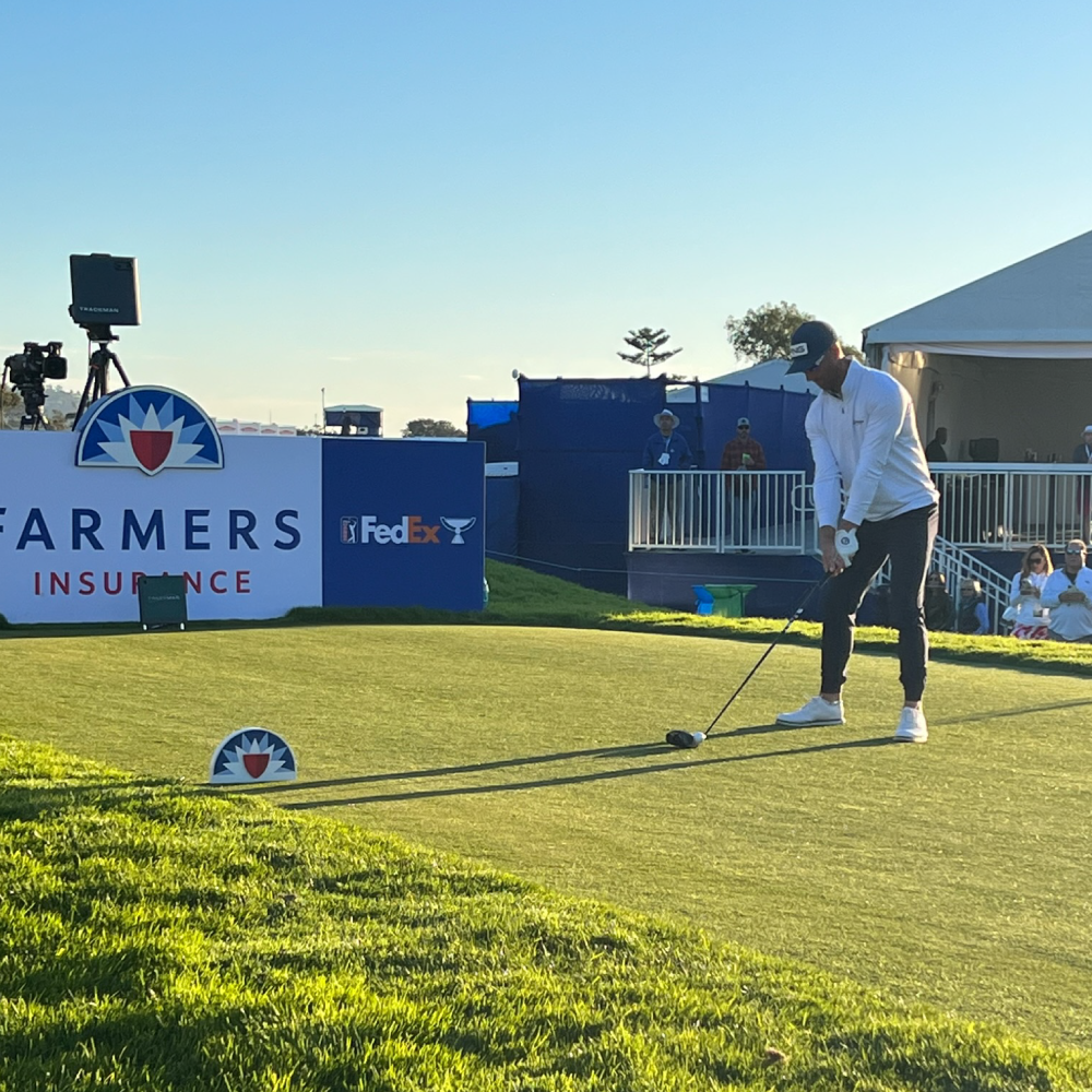 Golfer at Farmers Insurance