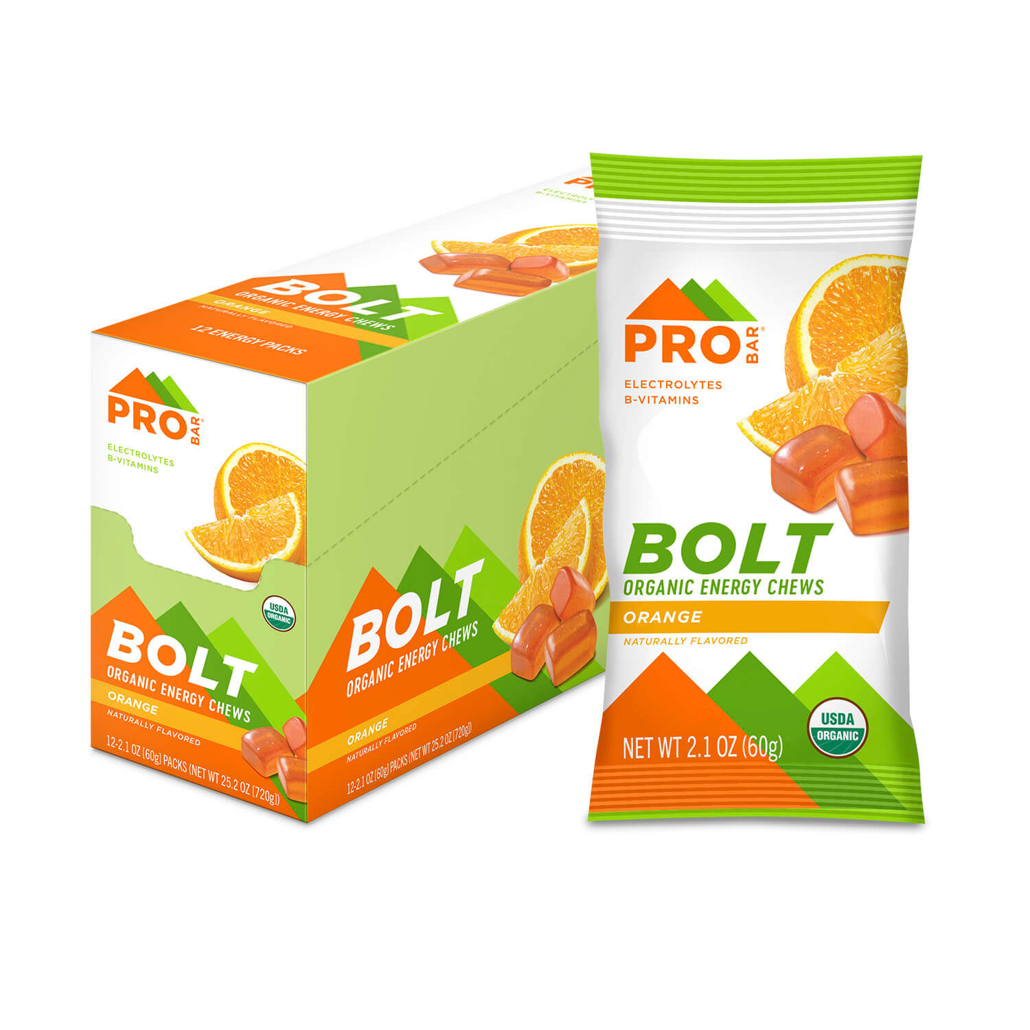 BOLT Energy Chew Orange 12-Pack