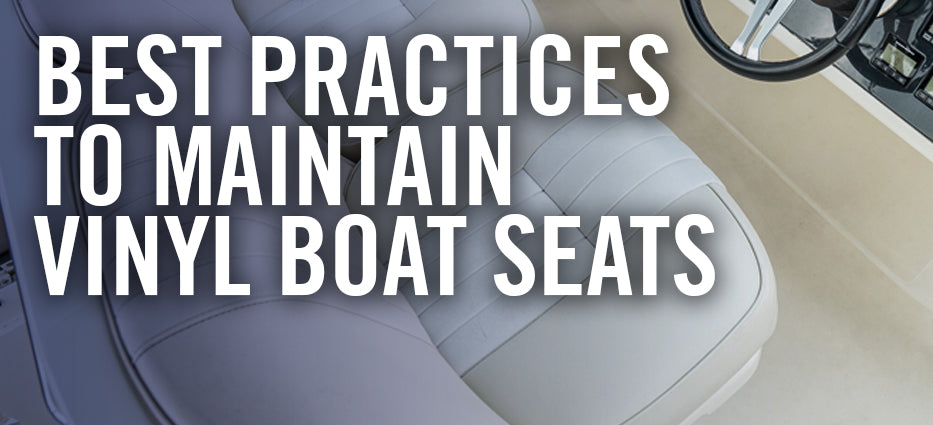 How to keep boat vinyl seats clean