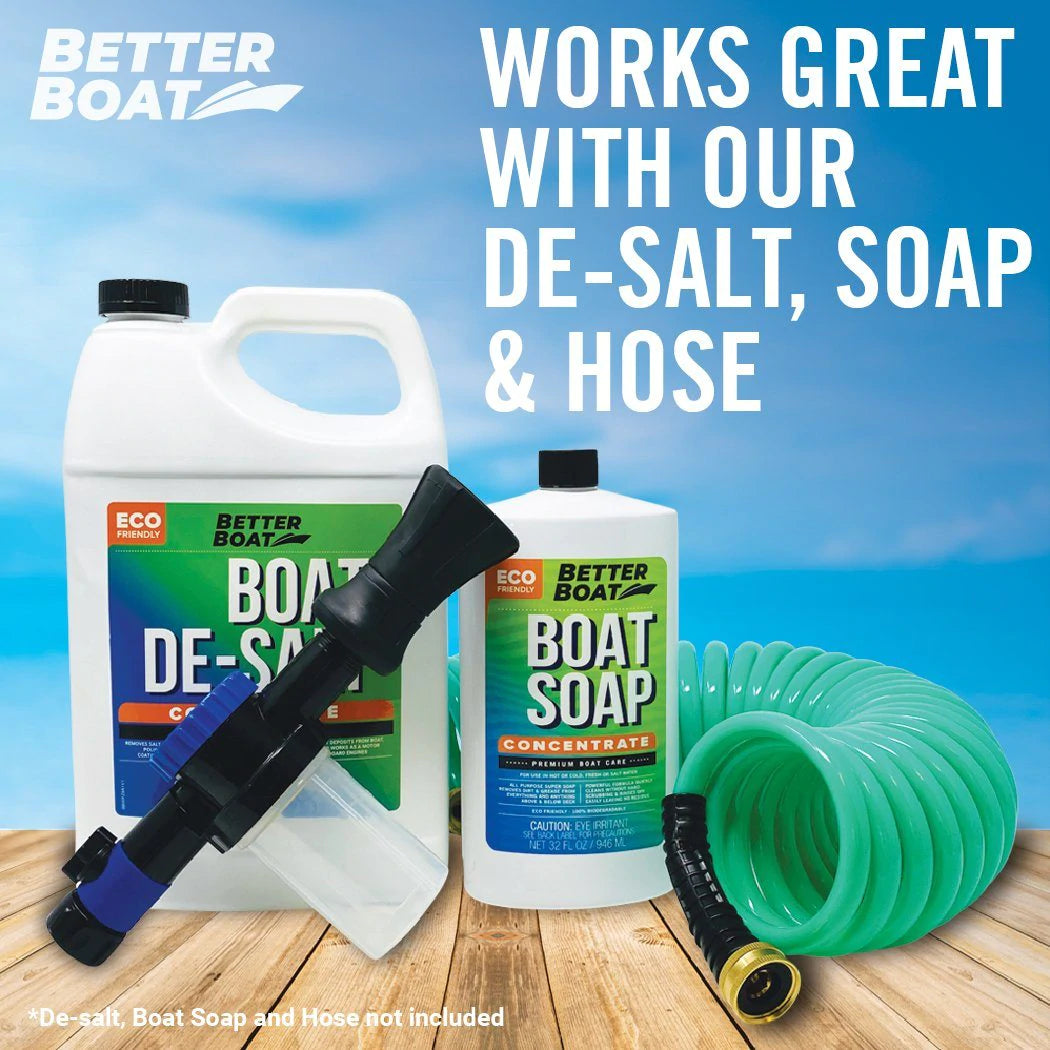 Better Boat engine flush kit, de-salt and boat soap