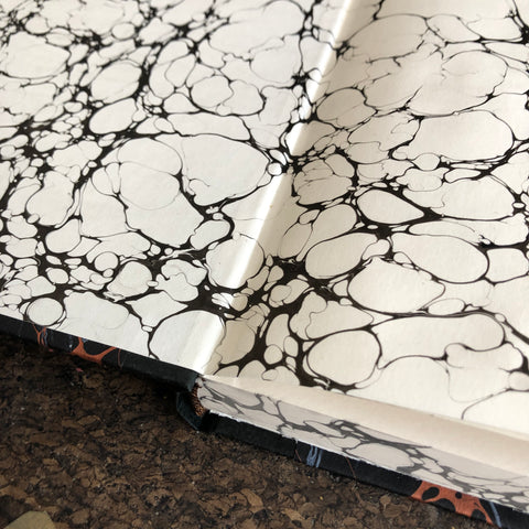 Italian vein marbled endpapers