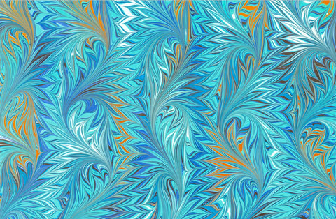 Marmor Paperie bird wing pattern marbling