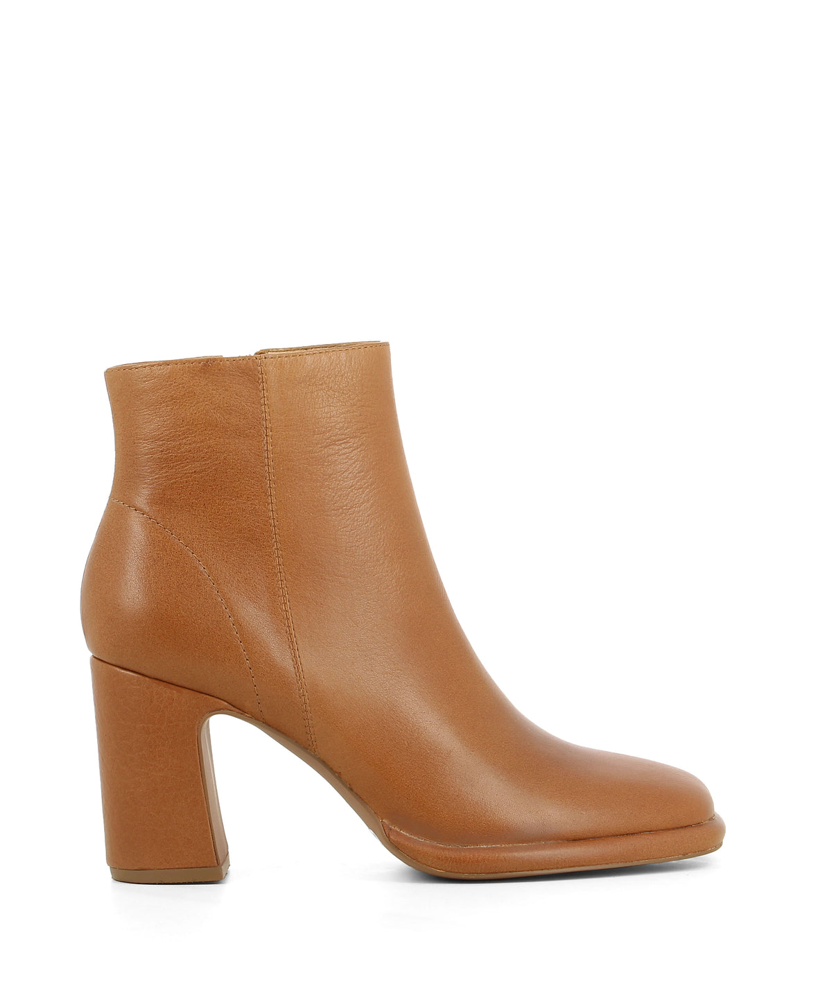 tan heeled ankle boots