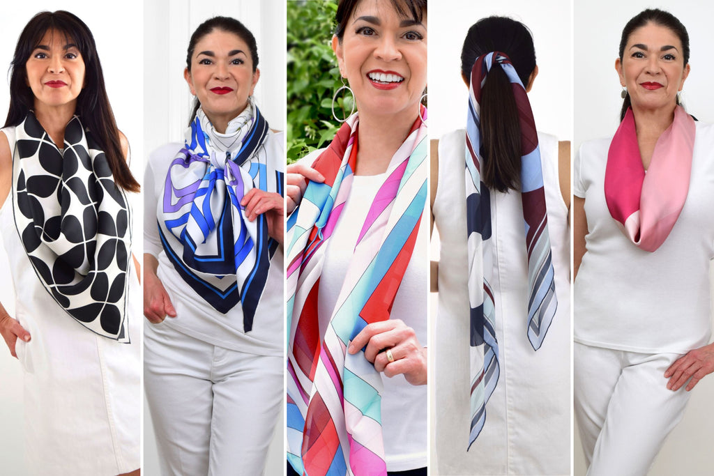 Silk Scarves for Women | THERESA DELGADO Silk Scarf Collection