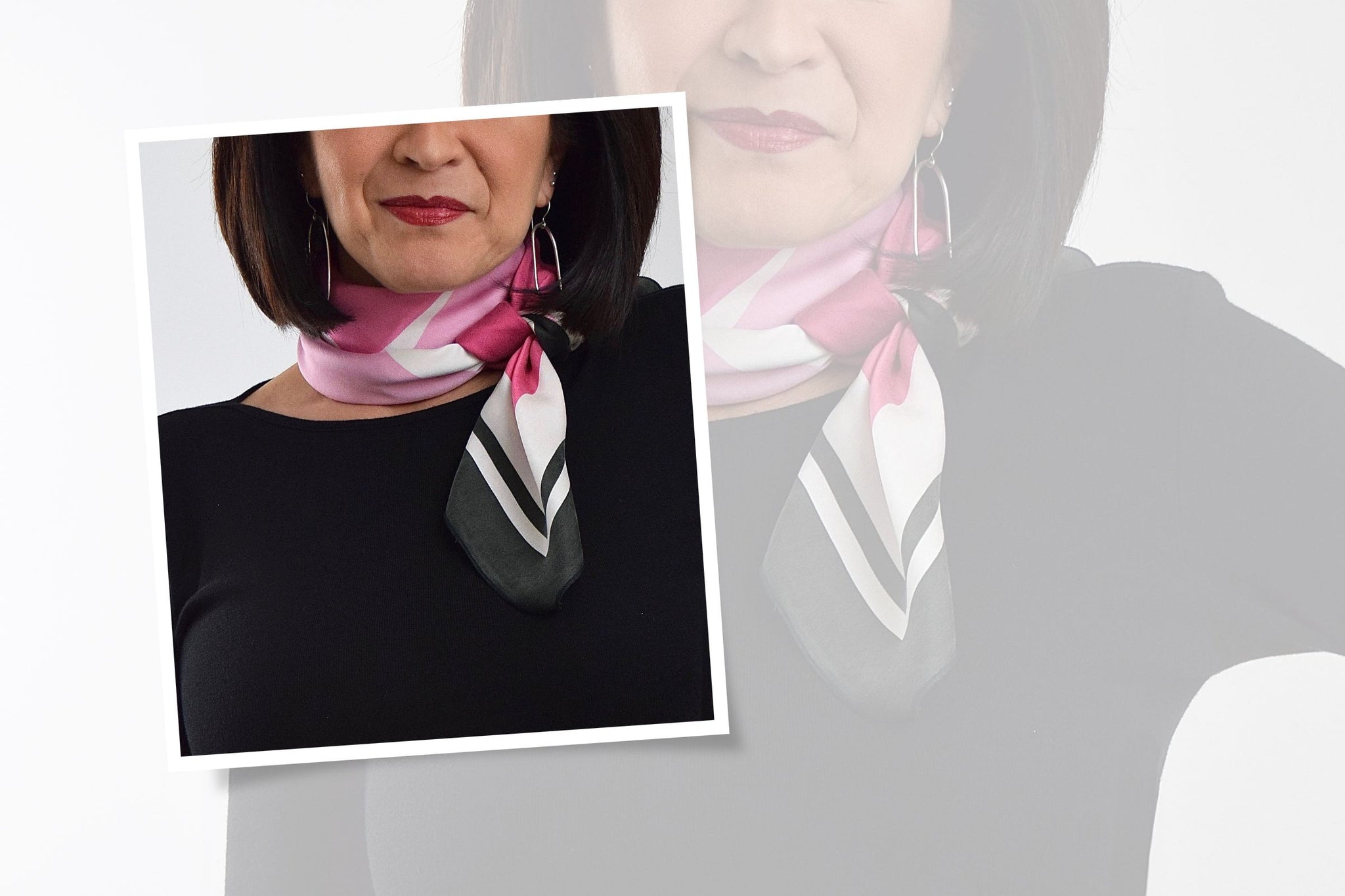 Art of Scarf Styling | THERESA DELGADO Silk Scarf Collection