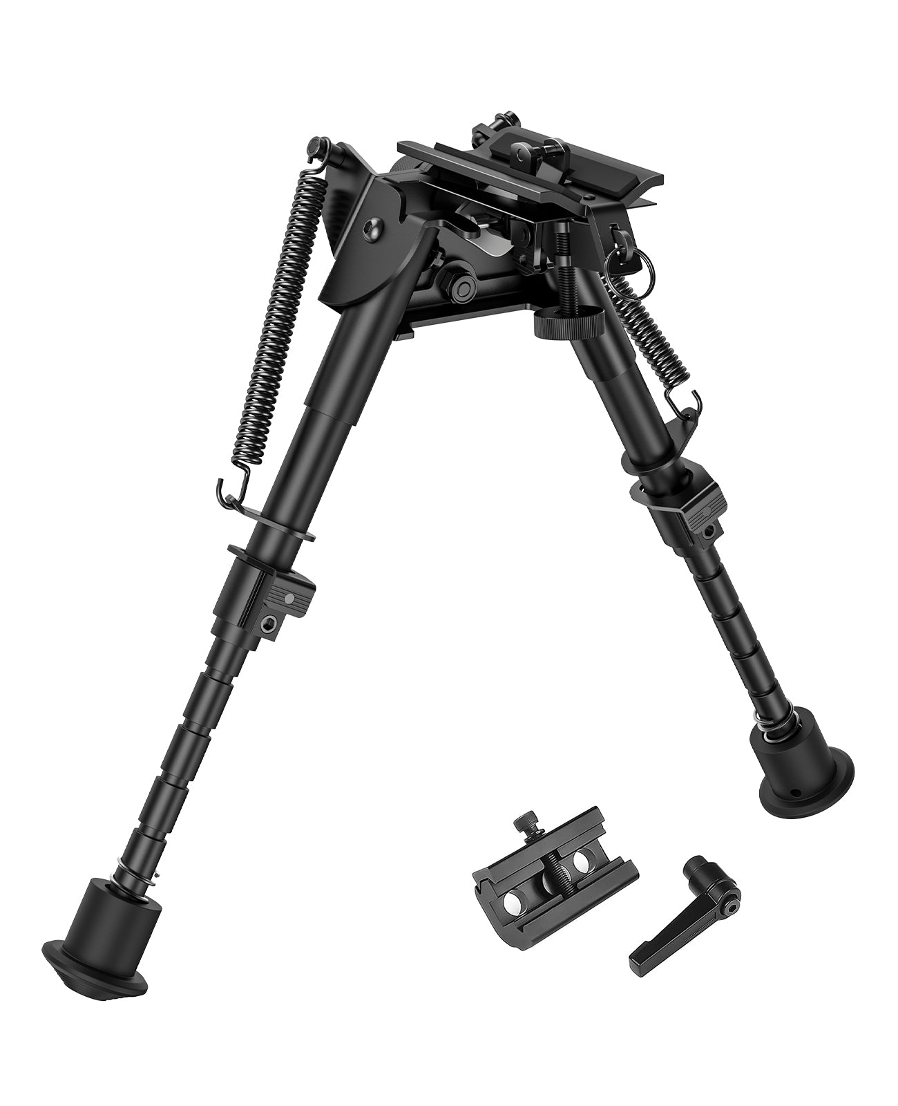 CVLIFE Rifle Bipod Pivot Tilt Bipod with Swivel-Stud & Detachable S Lock