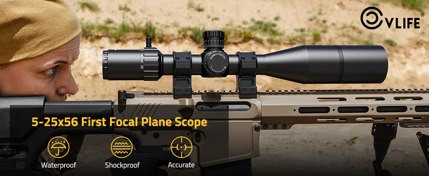 CVLIFE BearSwift 5-25x56 FFP Rifle Scope