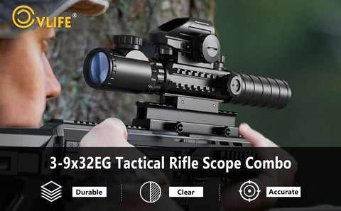 3-9x32EG Tactical Rifle Scope Comboy