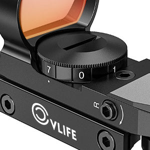 Reliable Red Dot Sight with 7 Brightness Settings
