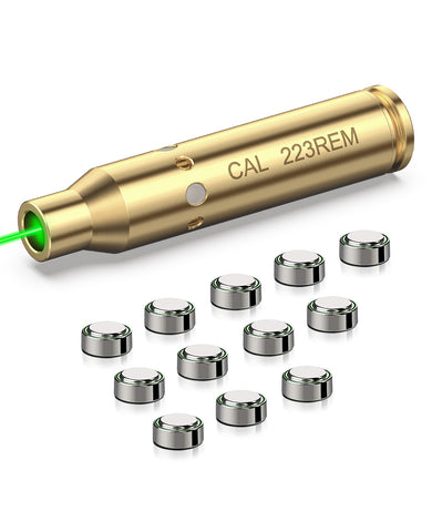 223REM 5.56mm Green Laser Bore Sight with Batteries