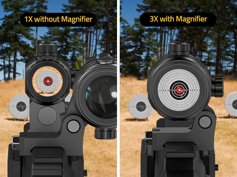 3X Magnifier Advantages for Red Dot Sight