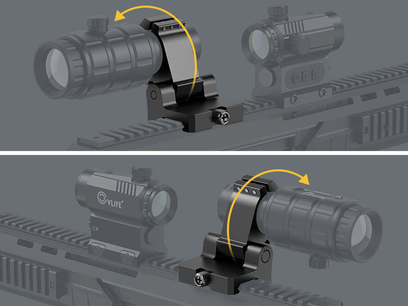 3X Magnifier with Flip-to-Side Mount