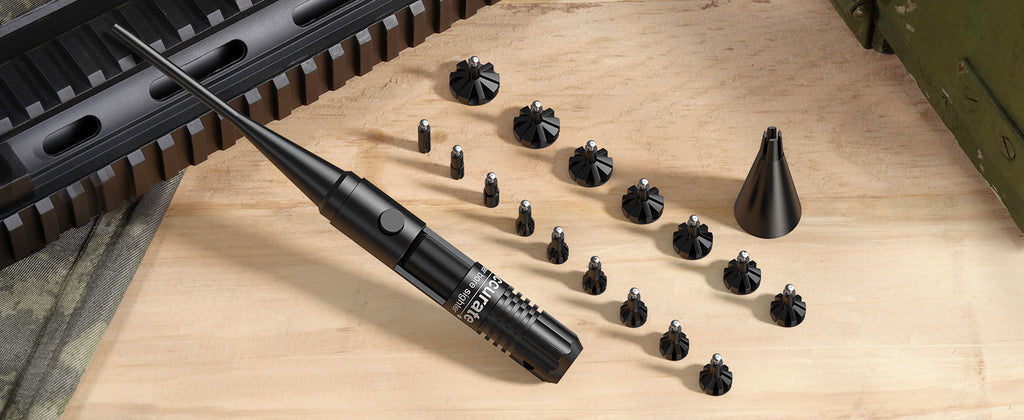 CVLIFE Laser Bore Sighter Kit with 16 Adapters