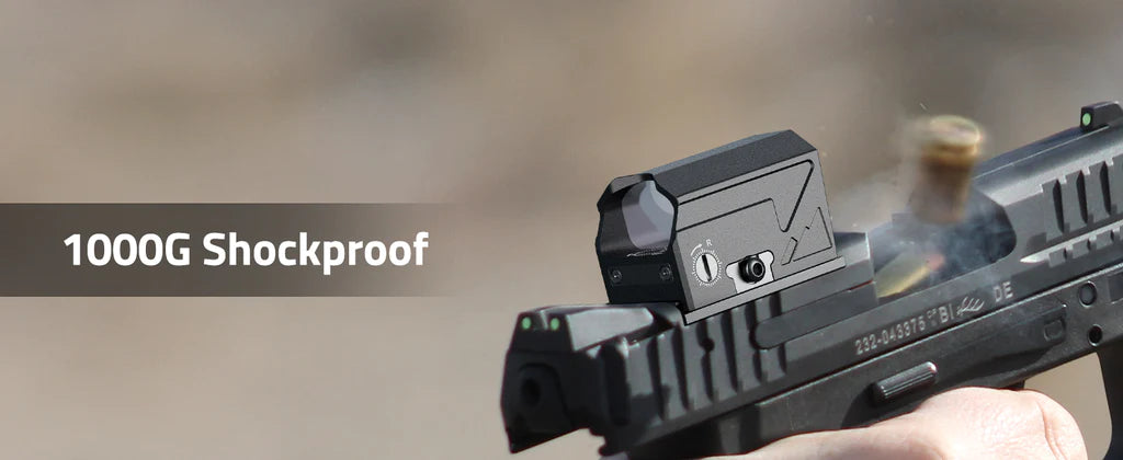 2MOA Red Dot Sight Compatible with RMR & MOS