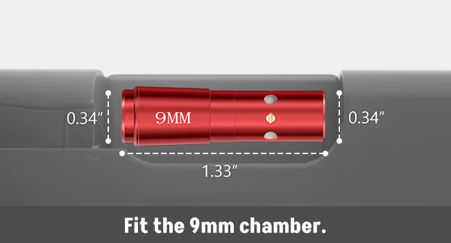 Accurate 9mm Laser Bore Sighter