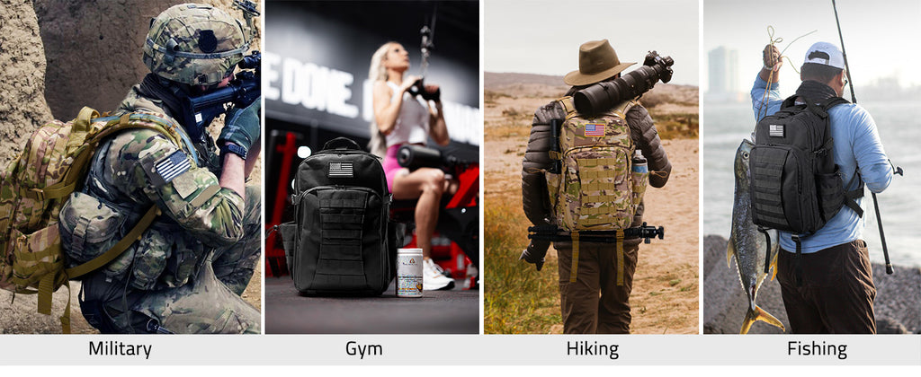 CVLIFE backpack suits military, gym, hiking and fishing.