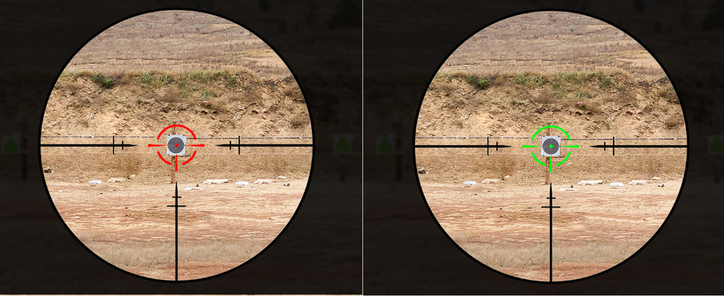 Red & Green Dual Illumination Rifle Scope