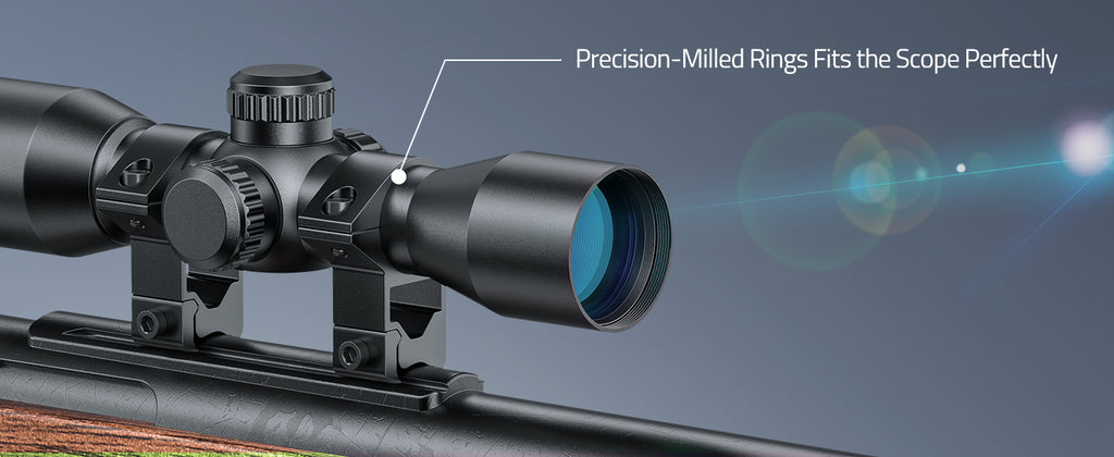 Precision Scope Rings Mount Fits for Rifle Scope Perfectly