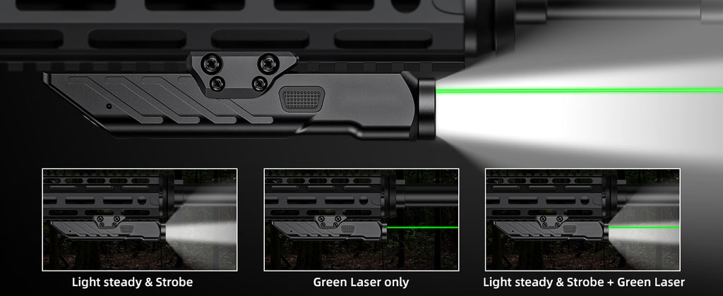 Laser Light Combo with 3 Lighting Modes