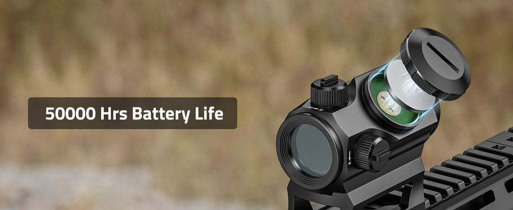 Long Battery Life 2MOA Red Green Dot Sight