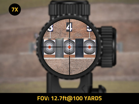 Max Magnification (7x) Rifle Scope