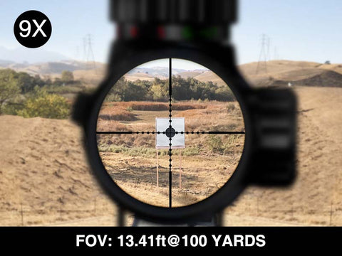 9X Max Magnification Rifle Scope for Hunting
