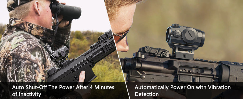 Motion Awake Green Dot Sight with Auto Power Off