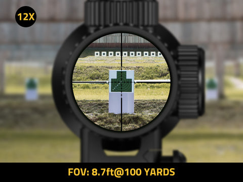 Max Magnification (12x) Riflescope
