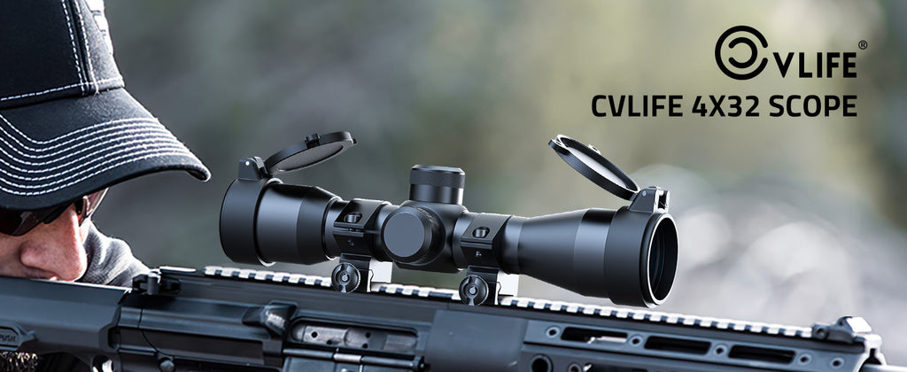 4x32 Tactical Rifle Scope with 20mm Free Mount