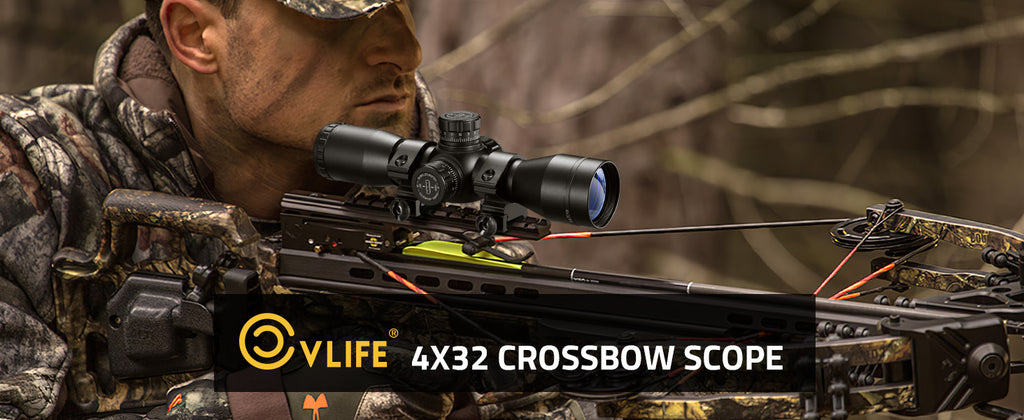 CVLIFE 4x32 Crossbow Scope for Hunting