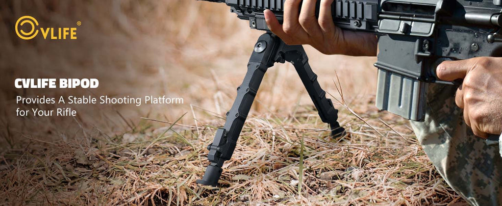 CVLIFE Stable Rifle Bipod for Shooting