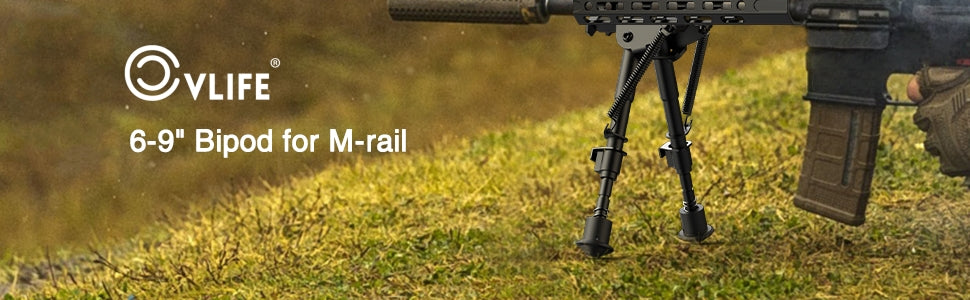 CVLIFE Tactical Rifle Bipod for Shooting