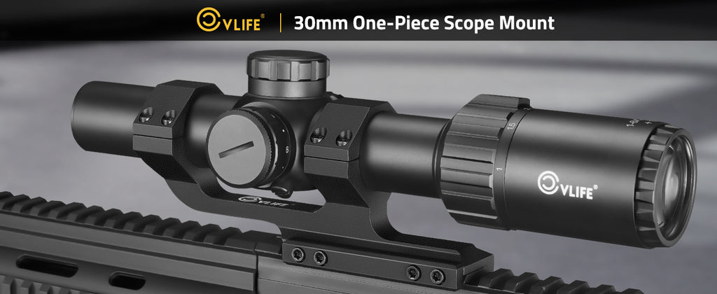 30 mm Offset Dual Ring One-Piece Scope Mounts