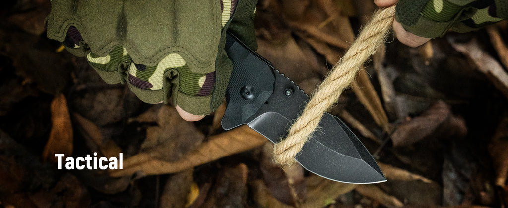Tactical Use of EDM Folding Pocket Knife for Outdoors