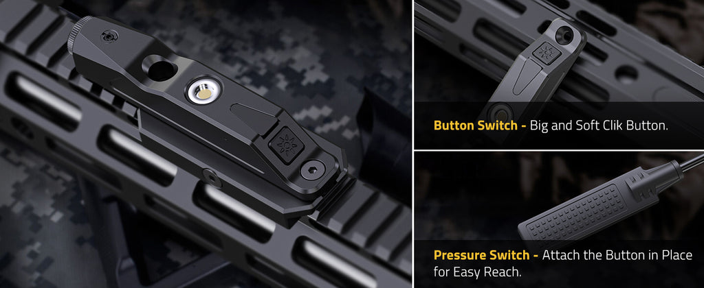 Gun Laser Sight Designed with Click Button With Remote Pressure Switch