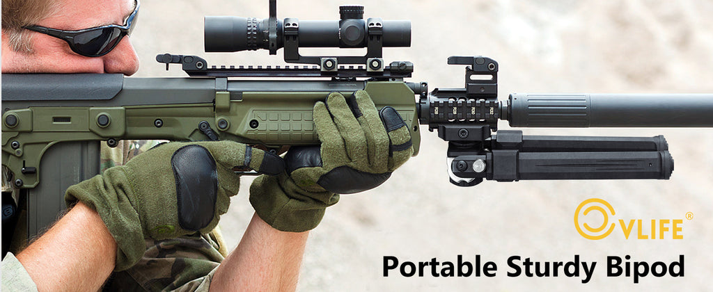 Portable Sturdy Bipod for Picatinny